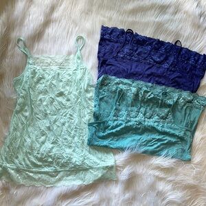 3 pack Maurice’s Spaghetti Strap Camis